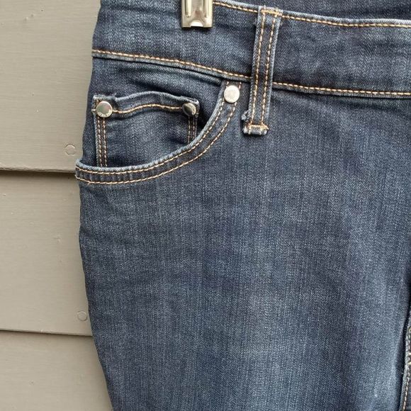 Nine West Kick Flare  Ankle Frayed Jeans Size 12 - Picture 8 of 9